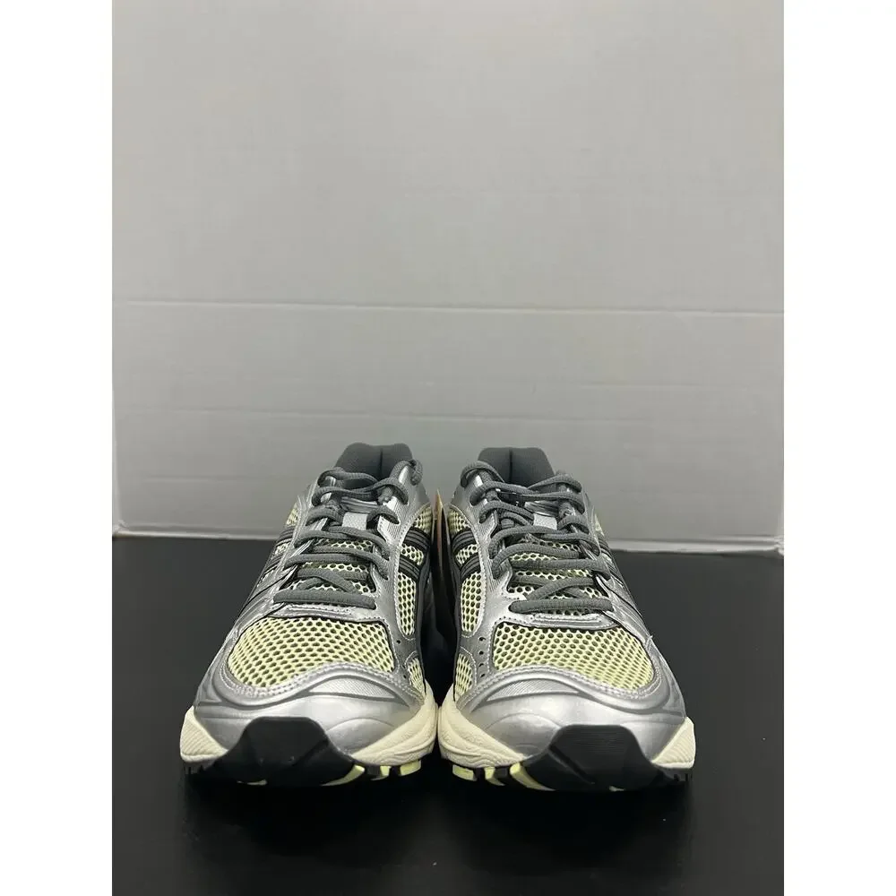 Asics Gel Kayano 14 Soft Yellow Silver Blue 1203A740 750 Size 8.5 Men Mesh Shoe
